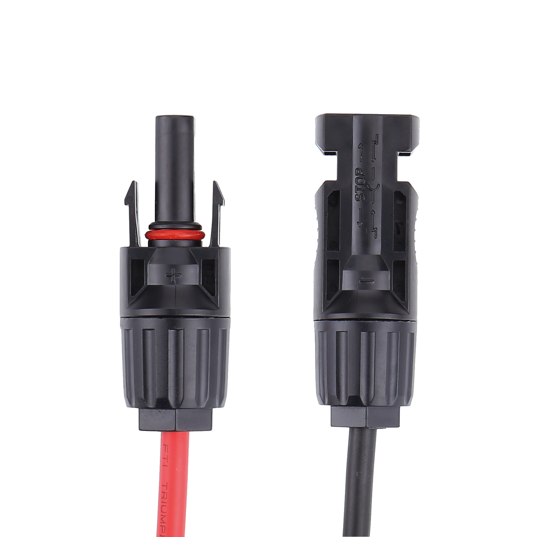 LIXINTIAN 10AWG 45A Connector to SAE Connector Cable,for Pre-Wired RV Boat Charge Battery Solar Panel with 1 SAE Polarity Reverse Connector-1.6ft/0.5m