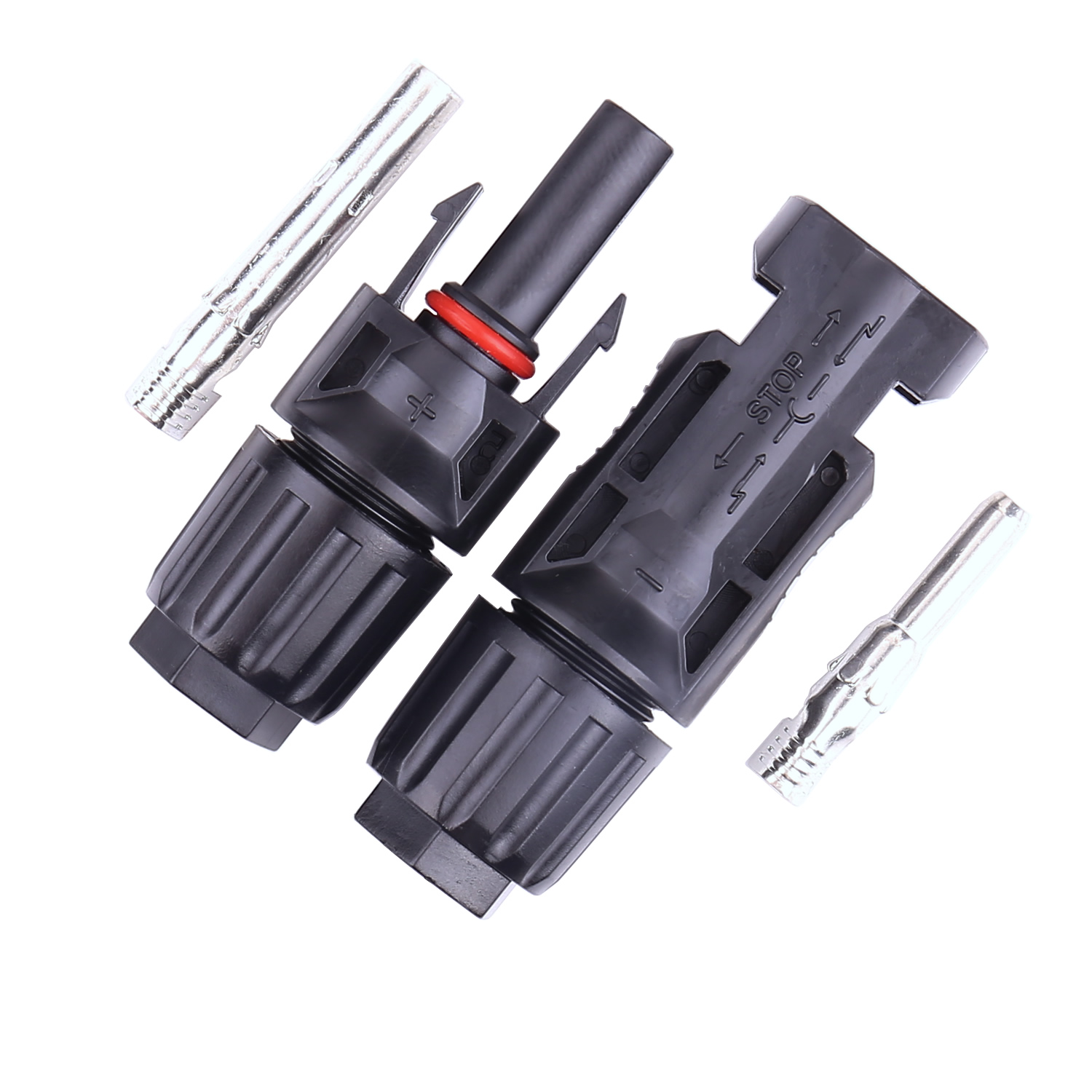 ABILKEEN IP67 Male and Female Dual Port Connectors Socket Solar extension  cable MC4 Interface Photovoltaic Connector - AliExpress